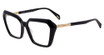 Police Eyeglasses VPLP55M Shiny Black 0700