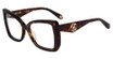 Roberto Cavalli Eyeglasses VRC111 Brown/Yellow Havana 0743
