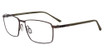 Porsche Eyeglasses P8766 Brown/Olive Titanium D000