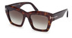 Tom Ford Eyeglasses FT1191 dark havana / gradient smoke/52B