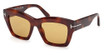 Tom Ford Eyeglasses FT1191 blonde havana / brown/53E