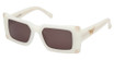 MCM Worldwide Eyeglasses MW0007 white / smoke/21A