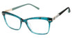 Barbour Eyeglasses BAOW019 teal horn fade/TEA