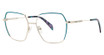 GB+ Eyeglasses ENCHANTED Turquoise/Gold