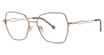 Genevieve Paris Design Eyeglasses FANCIFUL Taupe/Gold