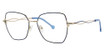 Genevieve Paris Design Eyeglasses FANCIFUL Navy/Gold
