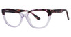Modern Art Eyeglasses A634 Purple Tort/Plum
