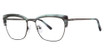 Modern Art Eyeglasses A636 Sage Hz/Gunmetal