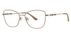Genevieve Boutique Eyeglasses DARBY Taupe/Gold