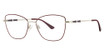 Genevieve Boutique Eyeglasses DARBY Red/Gold