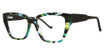 Genevieve Boutique Eyeglasses EMERSYN Jade Marble