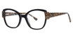 Modern Art Eyeglasses A637 Black/Caramel
