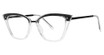 Modern Times Eyeglasses ELVIRA Crystal/Black
