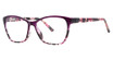 Modern Plastics II Eyeglasses IRENE Plum Marble
