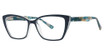 Modern Plastics II Eyeglasses STIRRING Blue/Crystal/Teal