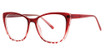 Modern Plastics I CASSANDRA Burgundy/Crystal
