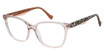 BETSEY JOHNSON Eyeglasses HELLO BEAUTIFUL Tan/TAN