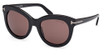 Tom Ford Eyeglasses FT1189 shiny black / brown/01E