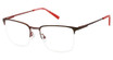 AÉROPOSTALE Eyeglasses AERO3011 Gun/Red/GUN/RED