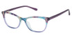 Lulu by Lulu Guinness Eyeglasses LK058 teal/TEA