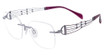 Line Art Eyeglasses XL 2183 Lavender/LA