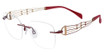 Line Art Eyeglasses XL 2183 Wine/WI