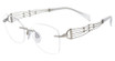 Line Art Eyeglasses XL 2186 Silver/SI