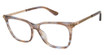 STUART WEITZMAN Eyeglasses WZN 1005/G BRW HORN B/0EX4