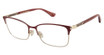 STUART WEITZMAN Eyeglasses WZN 1018/G MT BURG GD/0E28