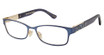 STUART WEITZMAN Eyeglasses WZN 1022/G MTBLUE GD/0NUC
