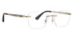 Totally Rimless Eyeglasses Fortis GUNMETAL/GUN
