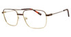 Konishi Eyeglasses KONISHI KF8641 Matte Coffee/Gold/C3