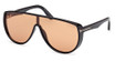 Tom Ford Eyeglasses FT1182 shiny black / brown/01E