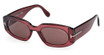 Tom Ford Eyeglasses FT1187 shiny bordeaux / brown/69E