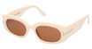 Tom Ford Eyeglasses FT1187 ivory / brown/25E