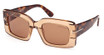 Tom Ford Eyeglasses FT1188 shiny light brown / brown/45E