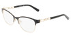 Nine West Eyeglasses NW8024 SATIN BLACK/GOLD/001