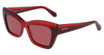 Ferragamo SF2065S TRANSPARENT RED/DARK RED/613