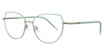 Marchon NYC Eyeglasses M-4030 GUNMETAL/SEAFOAM/070