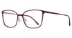 Eye Q Eyewear Eyeglasses LL39 MATTE BURGUNDY/BURG
