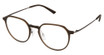 Steel + Tate Eyeglasses SLTA-0024 MATTE BROWN GUN/M302