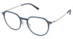 Steel + Tate Eyeglasses SLTA-0024 MATTE BLUE SILVER/M301