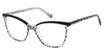 BETSEY JOHNSON Eyeglasses FUN AND GAMES Black/BLK