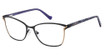 BETSEY JOHNSON Eyeglasses 24 CARAT Black/BLK