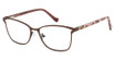 BETSEY JOHNSON Eyeglasses 24 CARAT Brown/BRN
