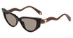 Roberto Cavalli Eyeglasses SRC128M SHINY BROWN/YELLOW HAVANA