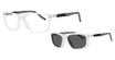 AirMag Eyeglasses AIRMAG AP6481 Matte Crystal/Grey/C3
