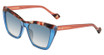 Yalea Eyeglasses SYA198V SHINY TRANSPARENT BLUE