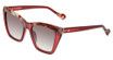 Yalea Eyeglasses SYA198V SHINY TRANSP.RASPBERRY