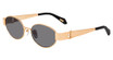 Just Cavalli Eyeglasses SJC152 SHINY COPPER GOLD